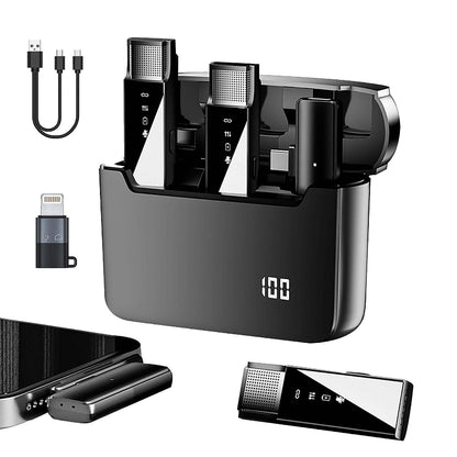 Wireless Clip On Microphone with Charging Case - A-1 Thread Vault