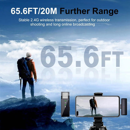 Wireless Clip On Microphone with Charging Case - A-1 Thread Vault