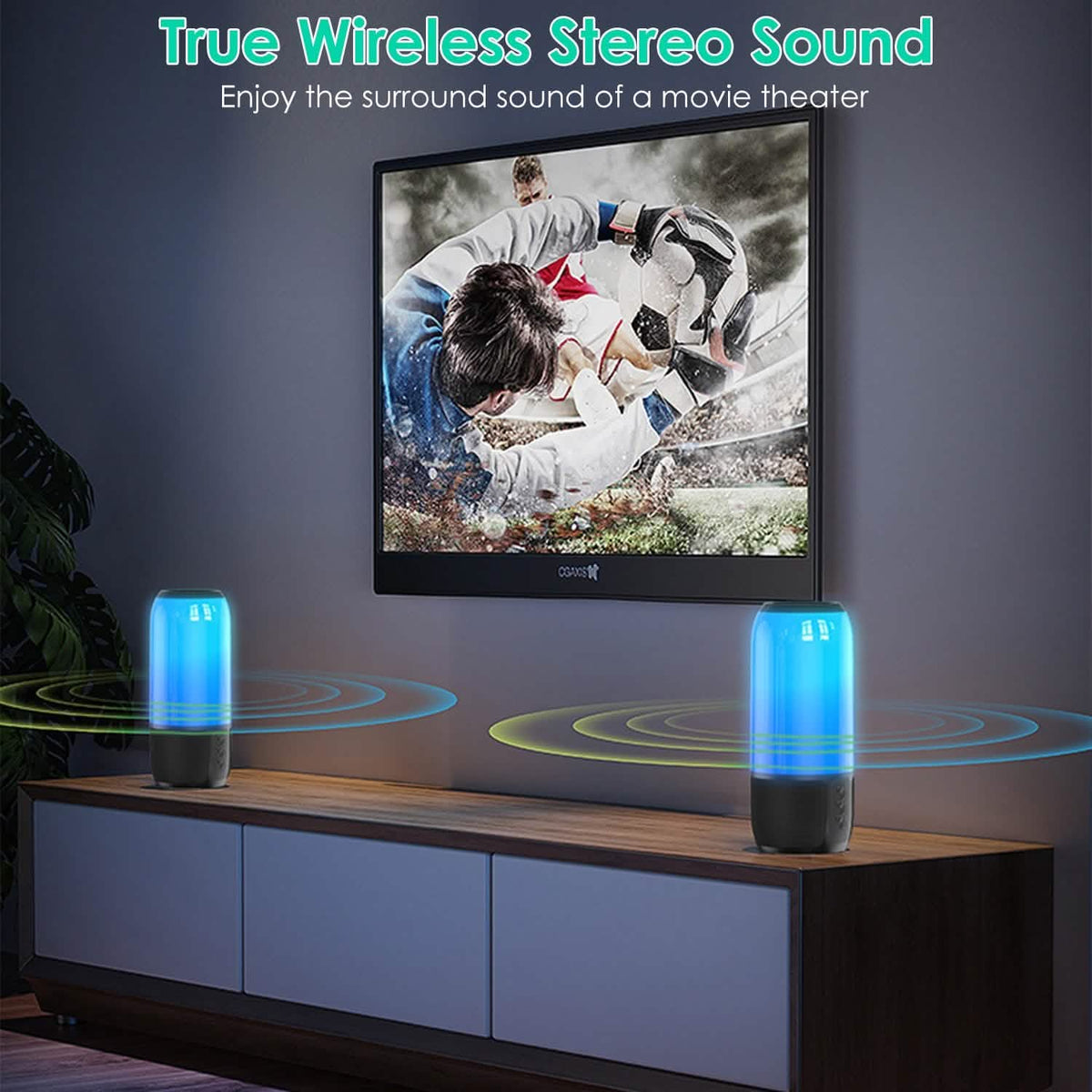 Wireless Portable Speaker with Color Changing Light - A-1 Thread Vault