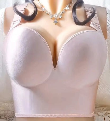 Wireless Push Up Bras for Women Full Coverage Solid Underwear Female Adjustable Plus Size Lingerie 38 40 42 48 50 C D E - A-1 Thread Vault