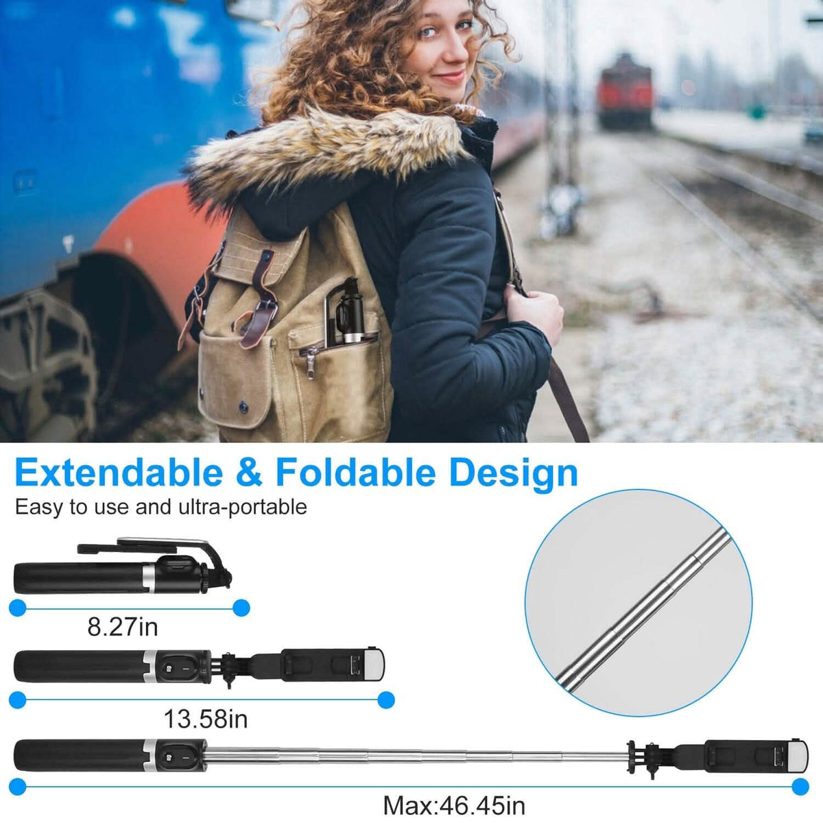 Wireless Selfie Stick Tripod - A-1 Thread Vault