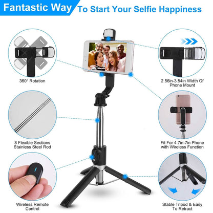 Wireless Selfie Stick Tripod - A-1 Thread Vault