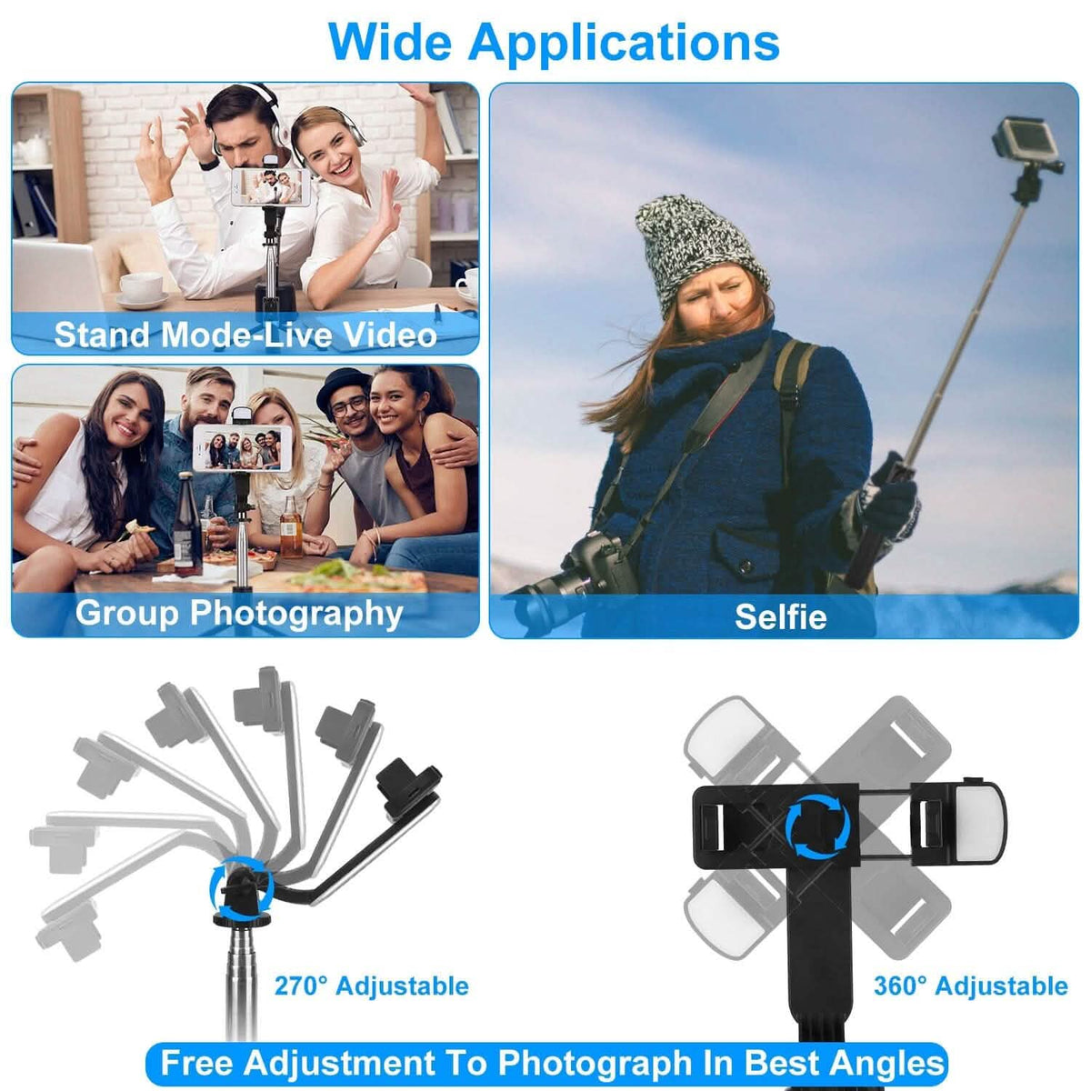 Wireless Selfie Stick Tripod - A-1 Thread Vault