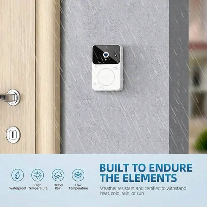 Wireless Smart Video Doorbell Camera with Night Vision and Motion Alerts - A-1 Thread Vault