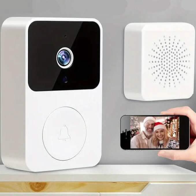 Wireless Smart Video Doorbell Camera with Night Vision and Motion Alerts - A-1 Thread Vault