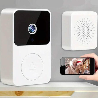 Wireless Smart Video Doorbell Camera with Night Vision and Motion Alerts - A-1 Thread Vault