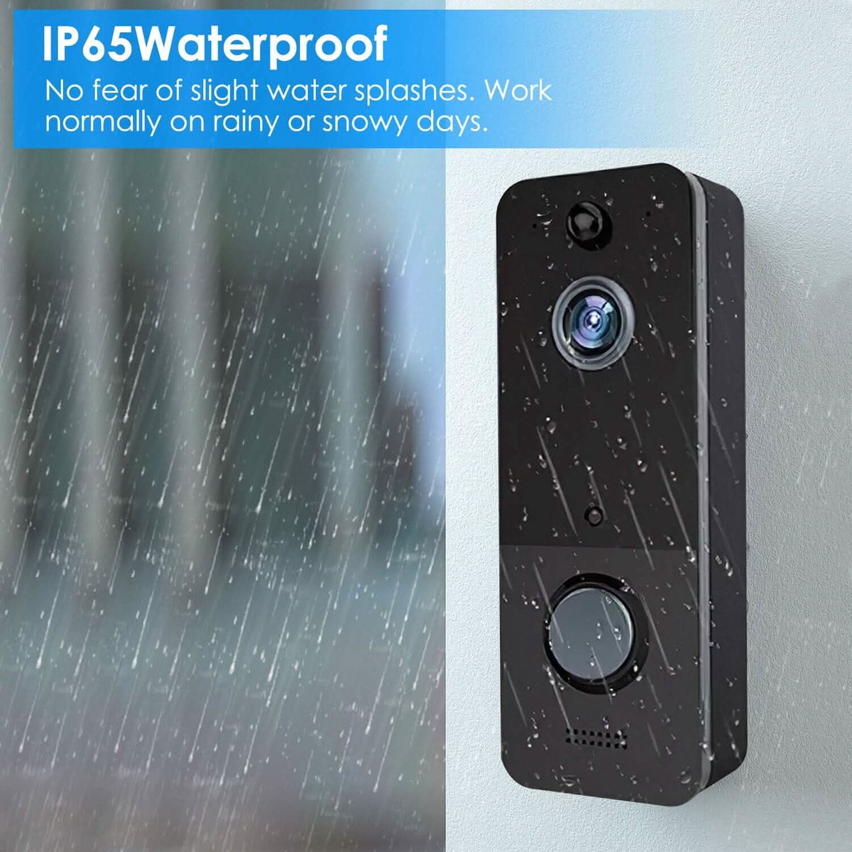 Wireless Smart Wi-Fi Video Doorbell - A-1 Thread Vault