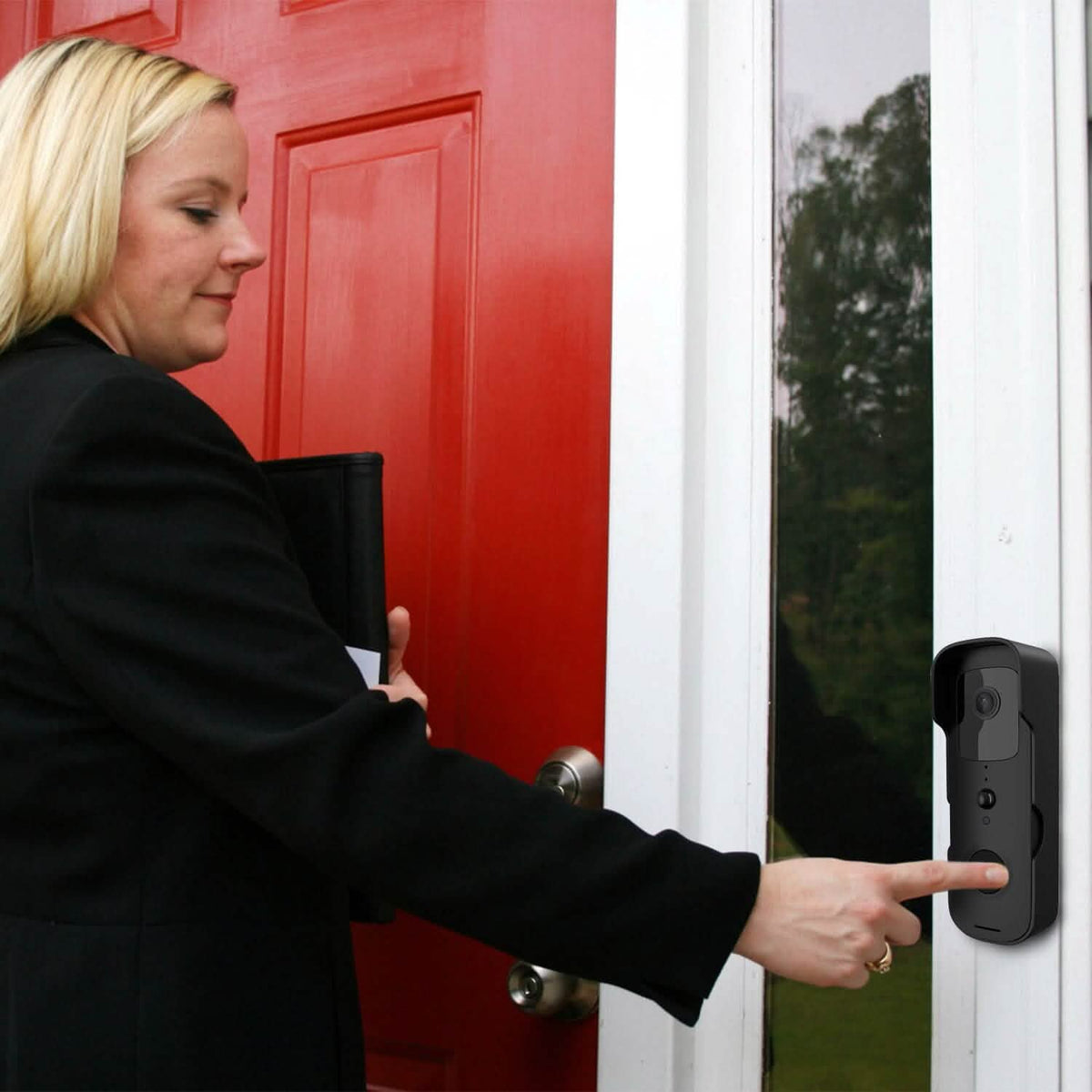 Wireless Smart WIFI Video Doorbell Two Way Audio - A-1 Thread Vault