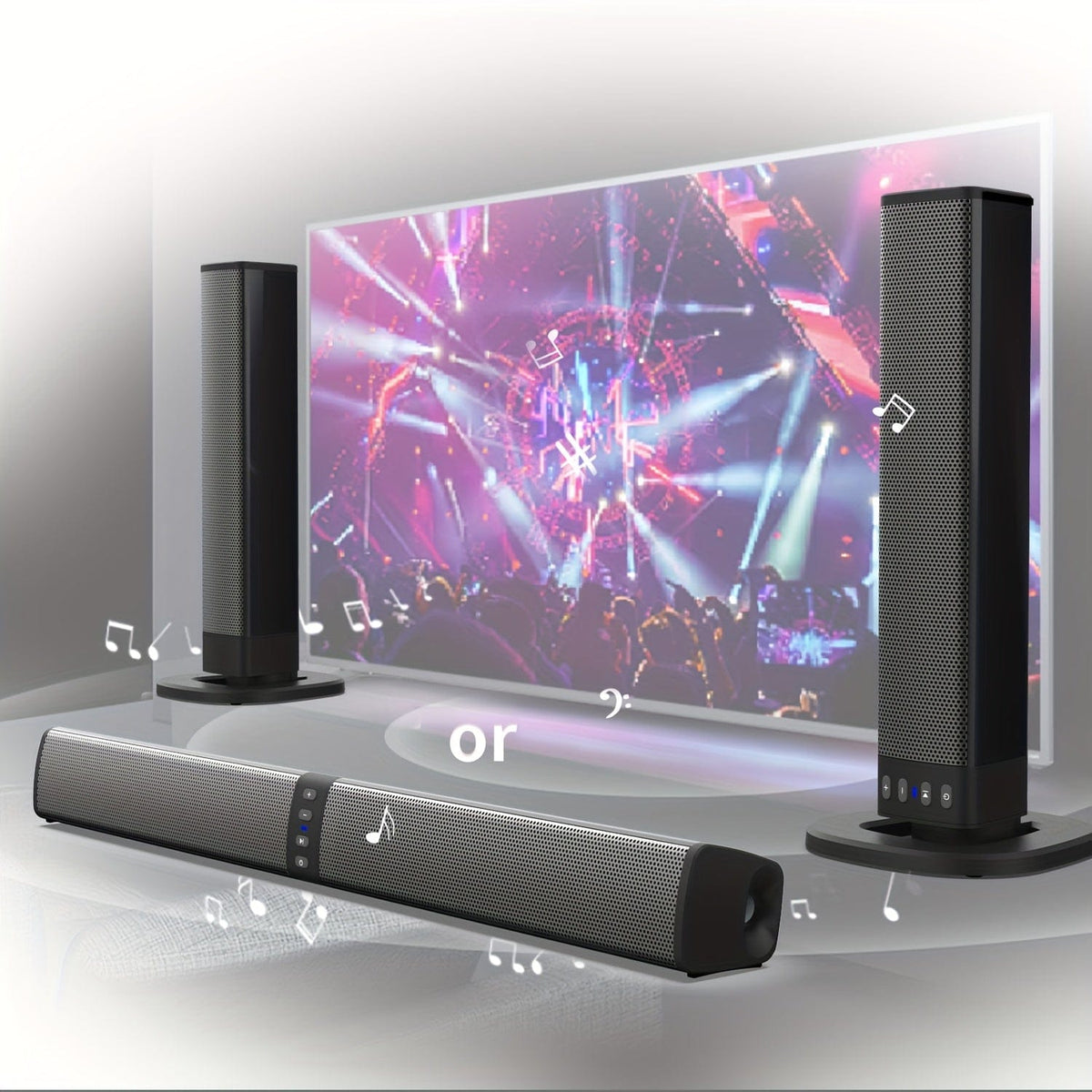 Wireless Soundbar for TV – 2-in-1 Detachable Bluetooth Speaker - A-1 Thread Vault