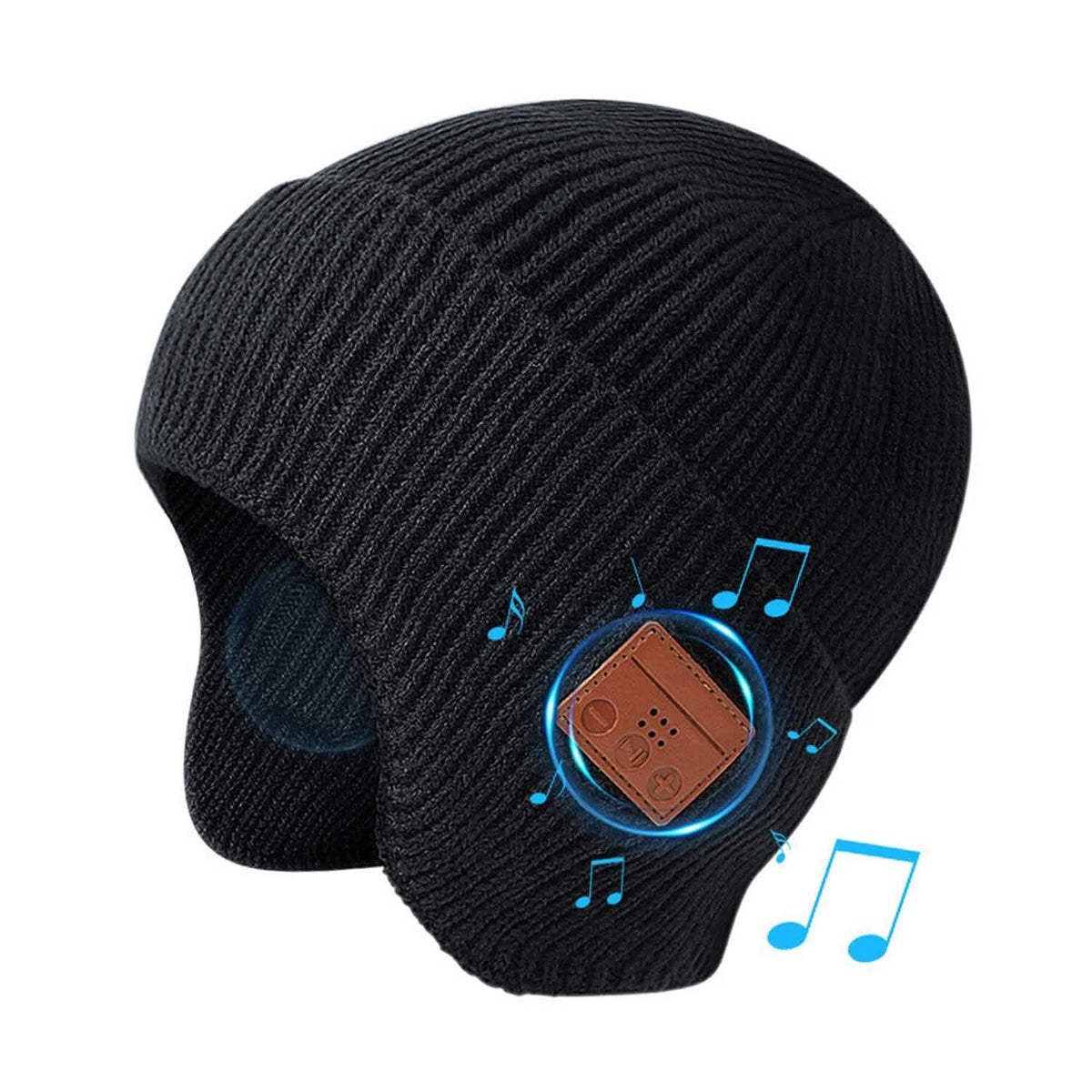 Wireless V5.0 Beanie Hat with Headphones USB Rechargeable - A-1 Thread Vault
