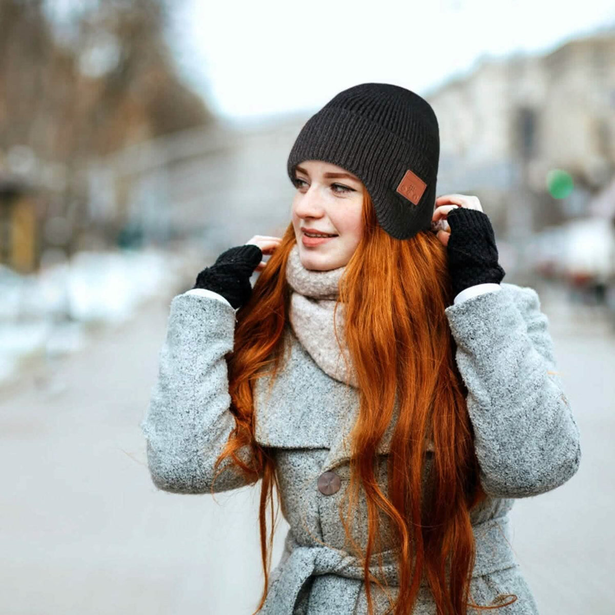Wireless V5.0 Beanie Hat with Headphones USB Rechargeable - A-1 Thread Vault