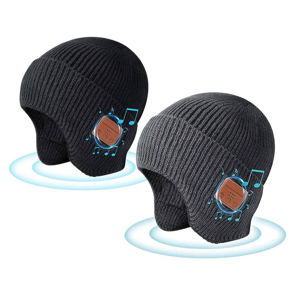 Wireless V5.0 Beanie Hat with Headphones USB Rechargeable - A-1 Thread Vault