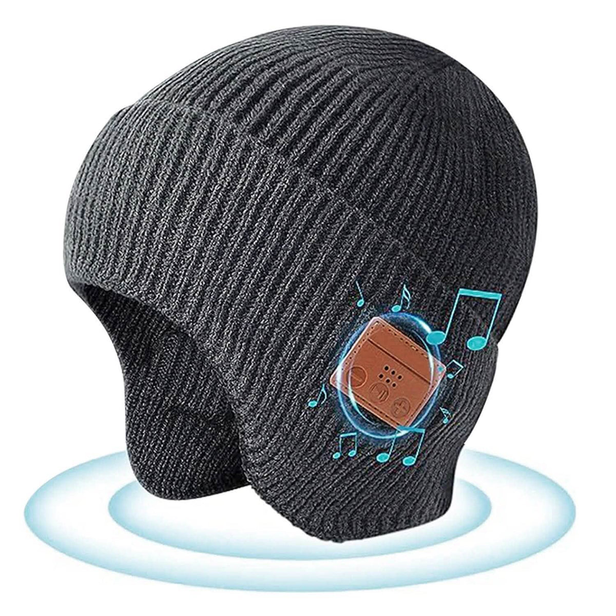 Wireless V5.0 Beanie Hat with Headphones USB Rechargeable - A-1 Thread Vault
