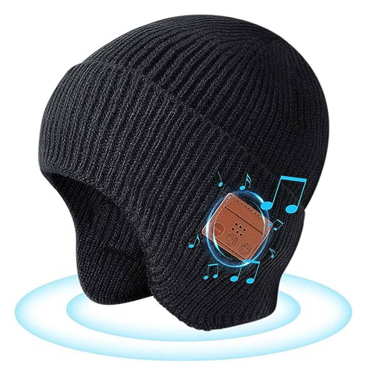 Wireless V5.0 Beanie Hat with Headphones USB Rechargeable - A-1 Thread Vault