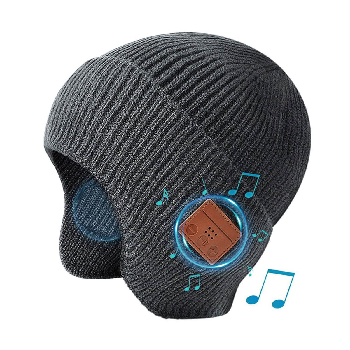 Wireless V5.0 Beanie Hat with Headphones USB Rechargeable - A-1 Thread Vault