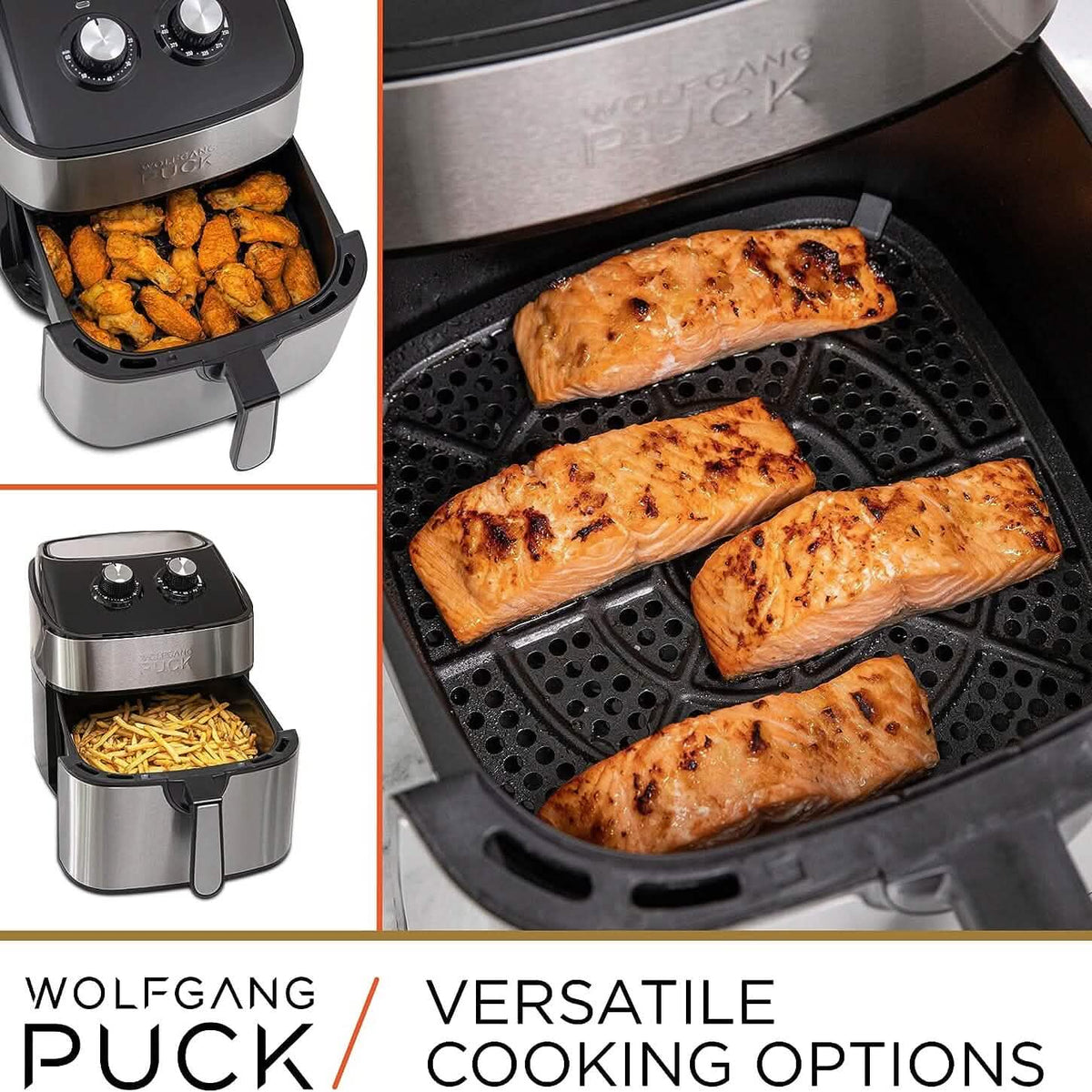 Wolfgang Puck 9.7QT Stainless Steel Air Fryer - A-1 Thread Vault