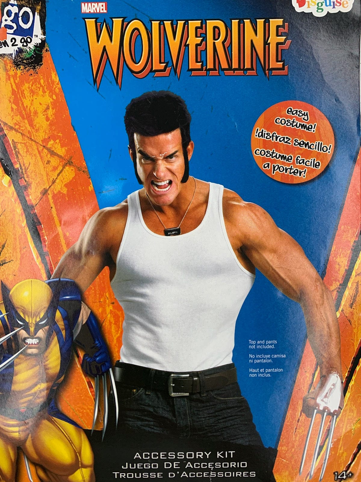 Wolverine Hand Spikes and Black Side Burns - A-1 Thread Vault