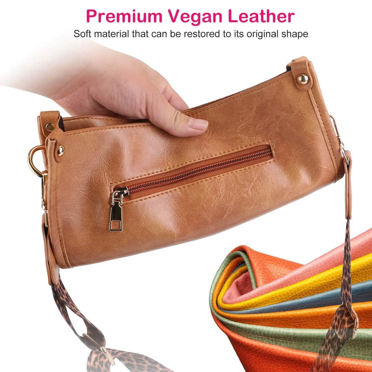Women Fashion Leather Crossbody Bag - A-1 Thread Vault