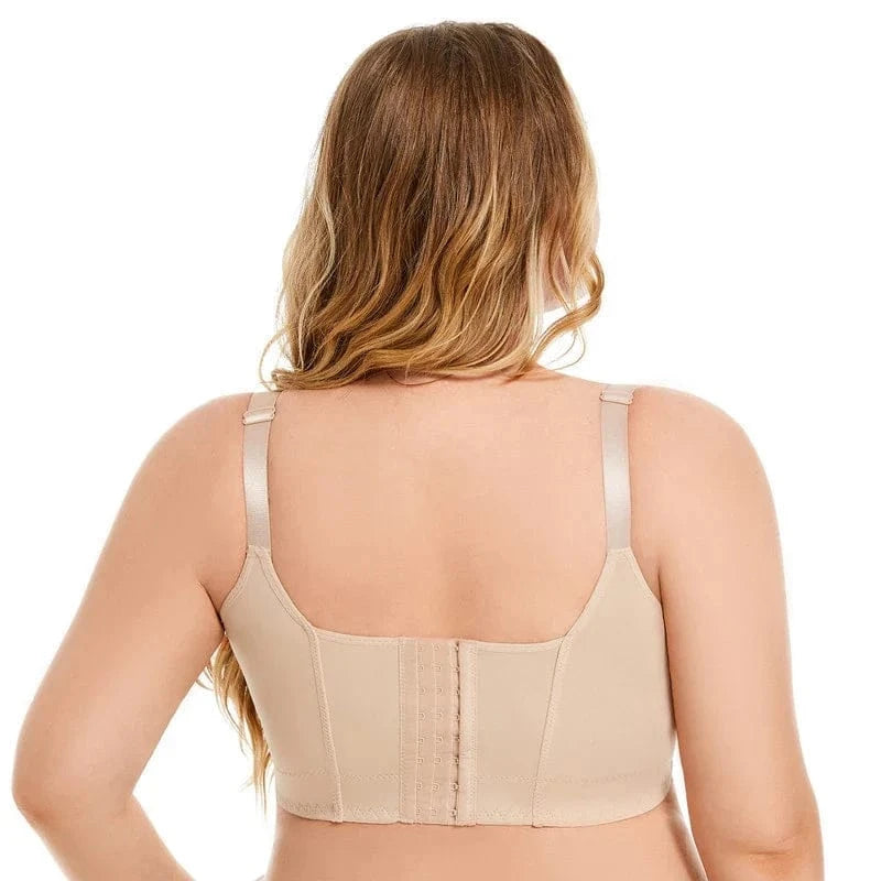 Women Full Coverage Push Up Bra Underwire Sculpting Uplift Shapewear Deep Cup T Shirt Bra Hide Back Fat Smoothing Brassiere - A-1 Thread Vault