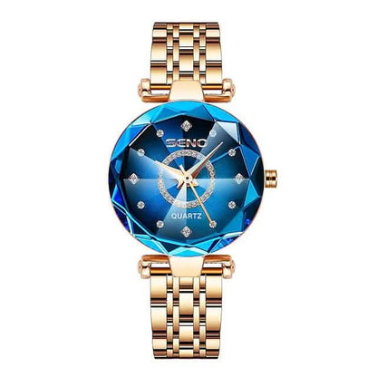 Women Golden and Silver Classic Quartz Watch - A-1 Thread Vault