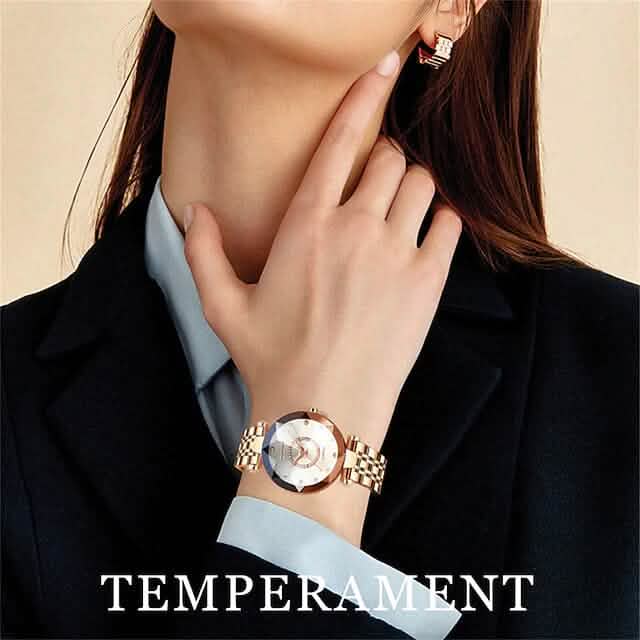 Women Golden and Silver Classic Quartz Watch - A-1 Thread Vault