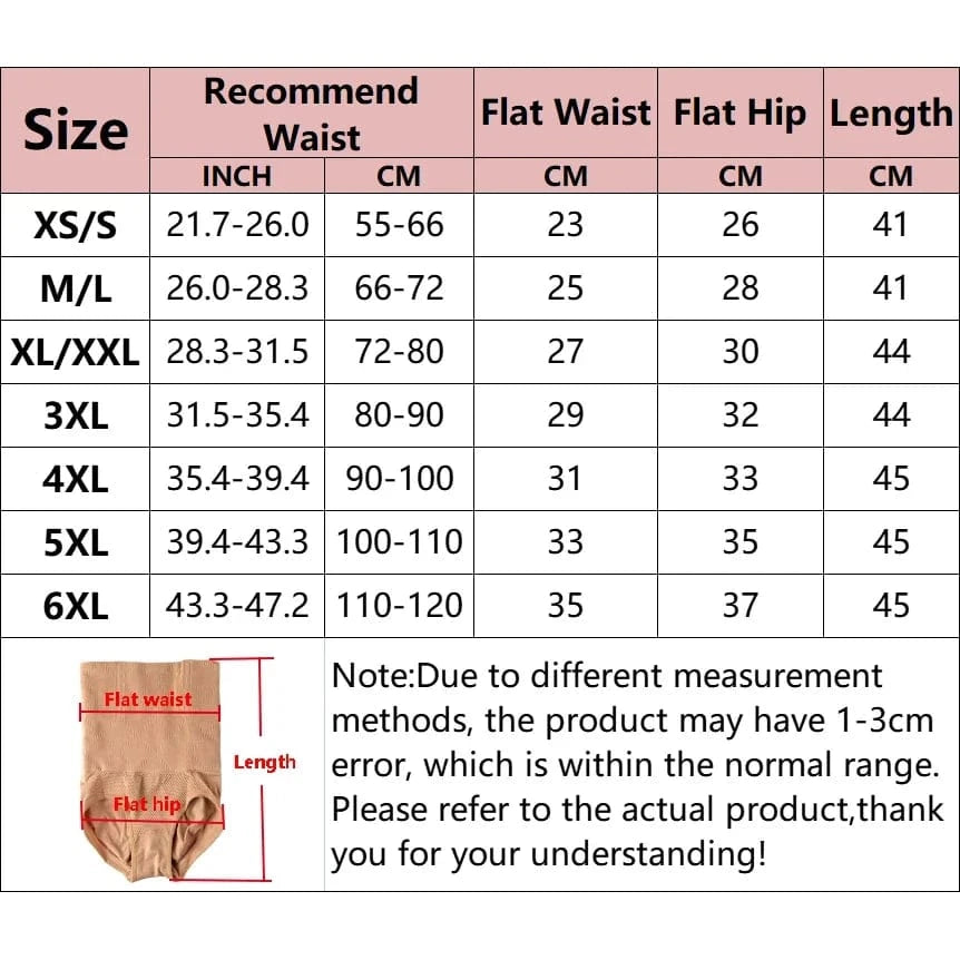 Women High Waist Tummy Control Panties Sexy Panties Shapewear Belly Slimming Underwear Butt Lifter Cincher Briefs Body Shaper - A-1 Thread Vault