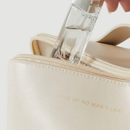 Women Makeup Organizer Toiletry Leather Bag - A-1 Thread Vault