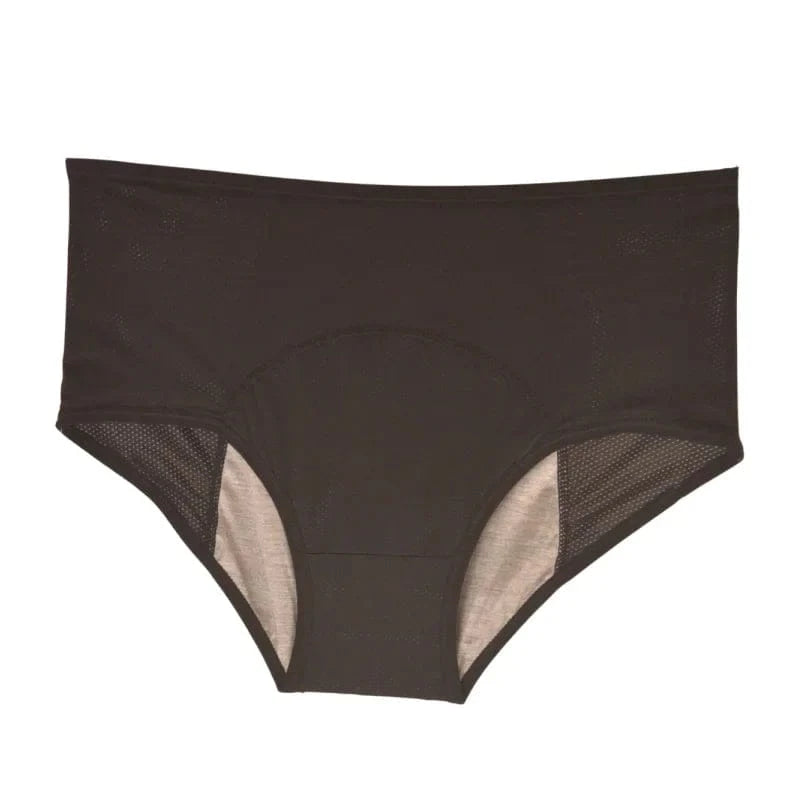 Women Plus size 8xl Leak Proof Menstrual Panties110 kg High Waist FemaleUnderwear Breathable Waterproof Briefs Heavy Flow 8XL - A-1 Thread Vault