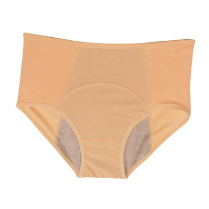 Women Plus size 8xl Leak Proof Menstrual Panties110 kg High Waist FemaleUnderwear Breathable Waterproof Briefs Heavy Flow 8XL - A-1 Thread Vault