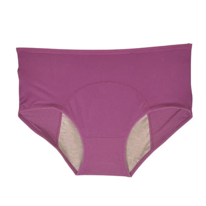 Women Plus size 8xl Leak Proof Menstrual Panties110 kg High Waist FemaleUnderwear Breathable Waterproof Briefs Heavy Flow 8XL - A-1 Thread Vault