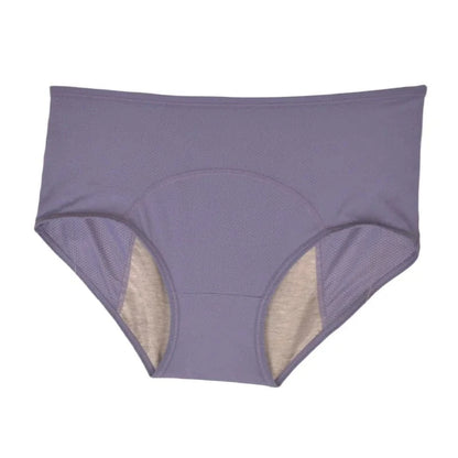 Women Plus size 8xl Leak Proof Menstrual Panties110 kg High Waist FemaleUnderwear Breathable Waterproof Briefs Heavy Flow 8XL - A-1 Thread Vault