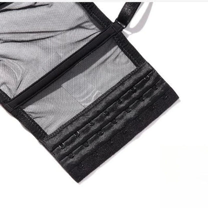 Women Push Up Bra Sets Transparent Lingerie Sexy Shaper Bra Beauty Back Comfortable Underwear Adult's Fishbone Gauze Bralette - A-1 Thread Vault