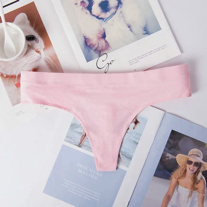 Women ruffles Underwear Invisible Seamless T Panties G-String Female Sexy Thongs Intimates Lingerie Ladies Briefs 1pcs abc01 - A-1 Thread Vault