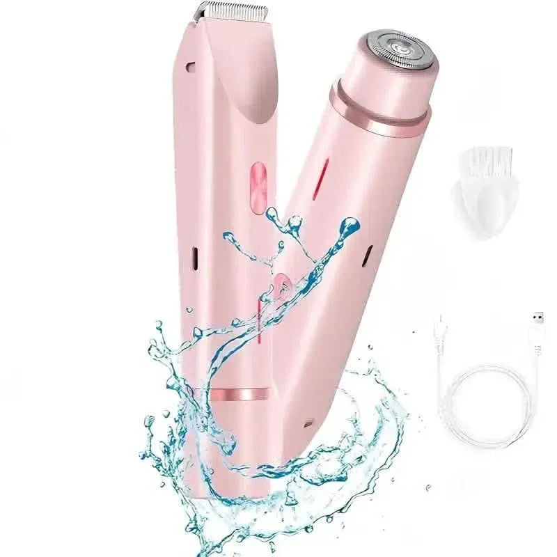 Women’s 2-in-1 Bikini & Facial USB Rechargeable Electric Razor for Wet/Dry Use - A-1 Thread Vault