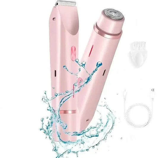 Women’s 2-in-1 Bikini & Facial USB Rechargeable Electric Razor for Wet/Dry Use - A-1 Thread Vault