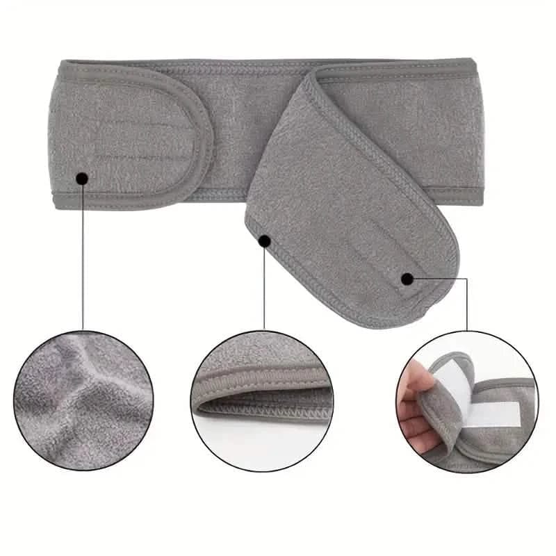 Women's Adjustable Hairband with Soft Non-Slip Headscarf Makeup Headwear - A-1 Thread Vault