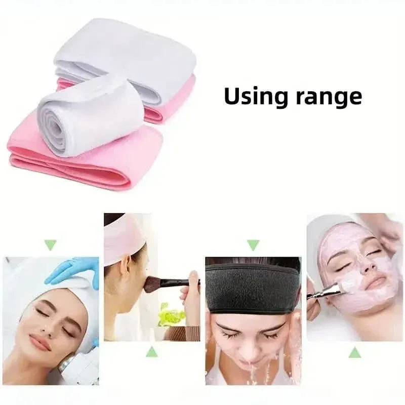 Women's Adjustable Hairband with Soft Non-Slip Headscarf Makeup Headwear - A-1 Thread Vault