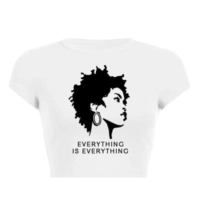Women’s Assorted Graphic Short Sleeve Crop Tee - A-1 Thread Vault
