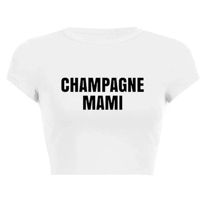 Women’s Assorted Graphic Short Sleeve Crop Tee - A-1 Thread Vault