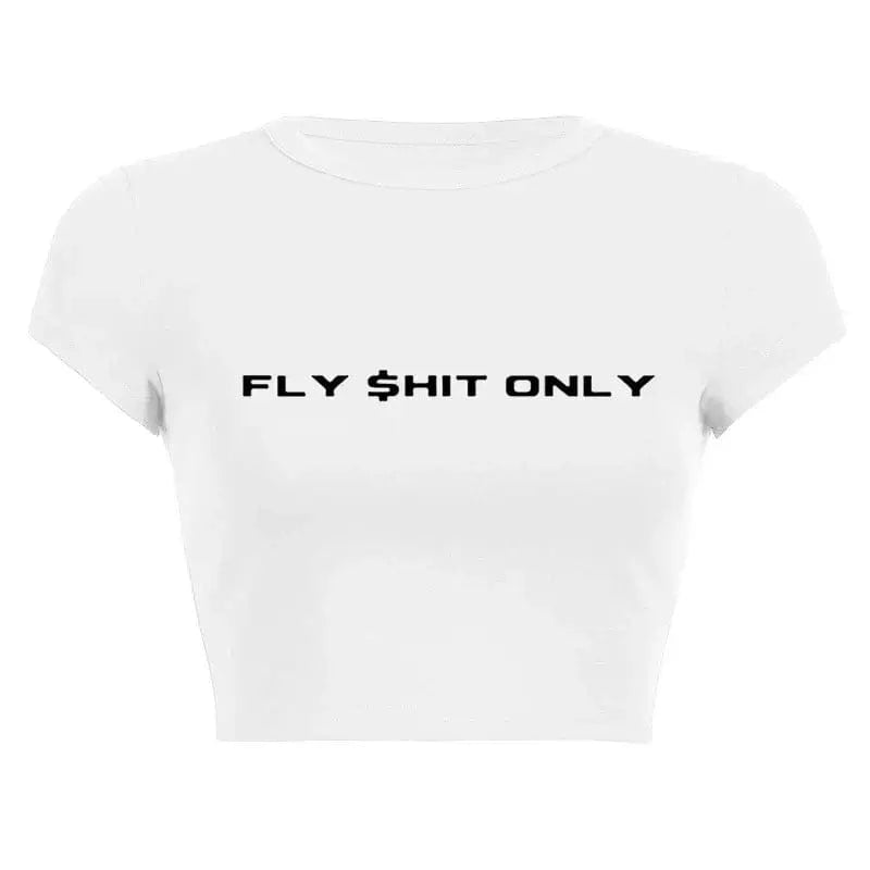 Women’s Assorted Graphic Short Sleeve Crop Tee - A-1 Thread Vault