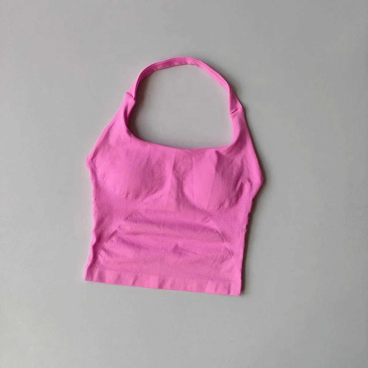 Women's Backless Hanging Necks Fitness Bra Workout Tops Yoga Crop Sports Vest Sexy Gym Fitness Tank Top for Athletic Women - A-1 Thread Vault