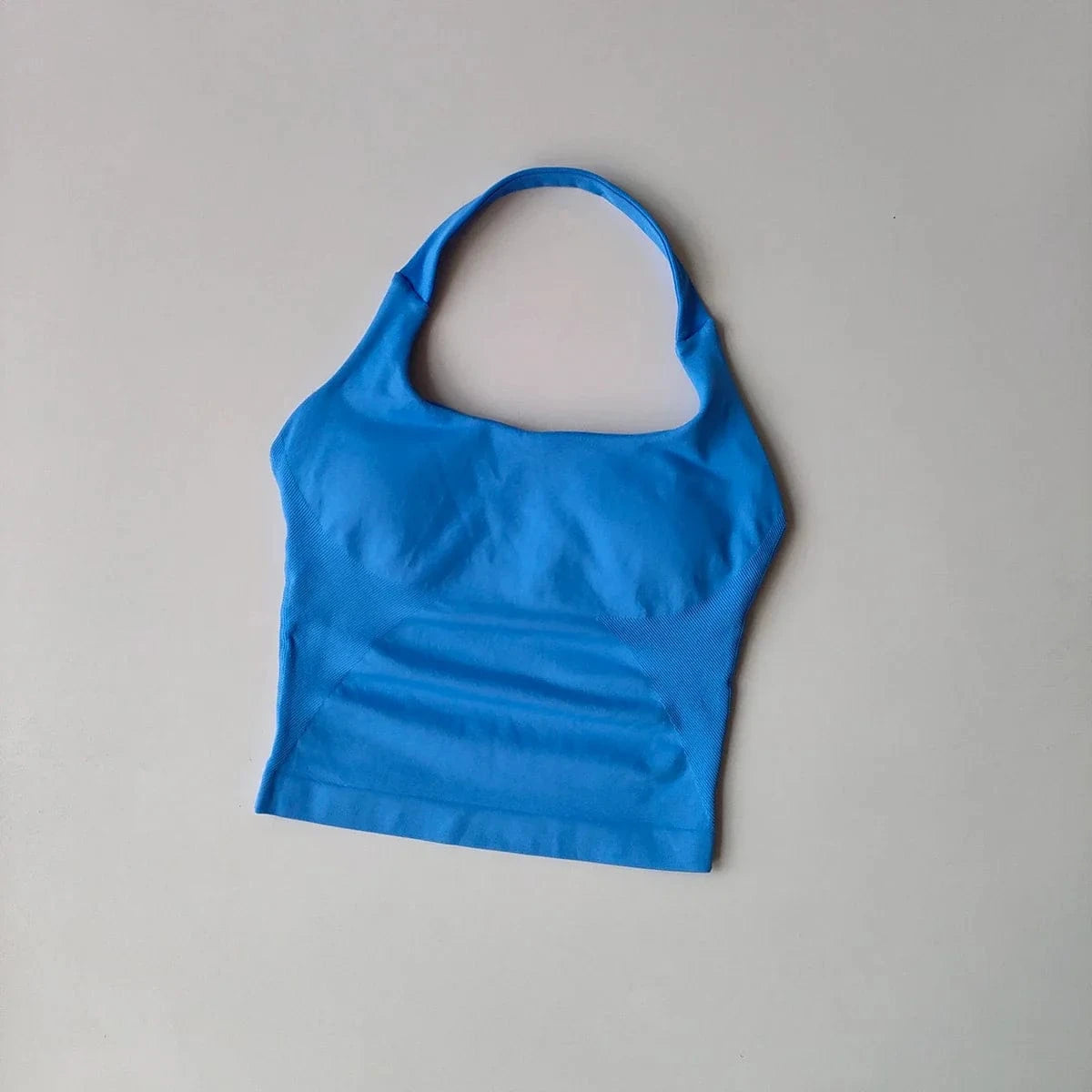 Women's Backless Hanging Necks Fitness Bra Workout Tops Yoga Crop Sports Vest Sexy Gym Fitness Tank Top for Athletic Women - A-1 Thread Vault