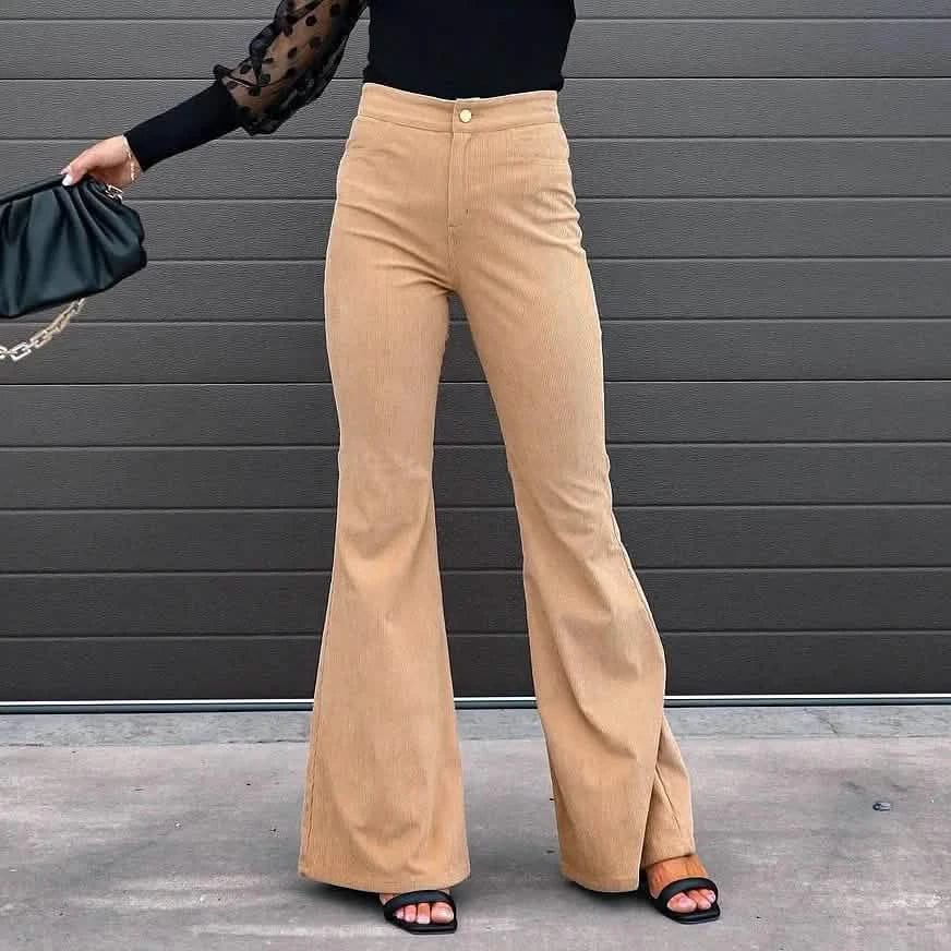 Women's Bootcut Pants Trousers Jeans Corduroy - A-1 Thread Vault