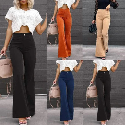 Women's Bootcut Pants Trousers Jeans Corduroy - A-1 Thread Vault