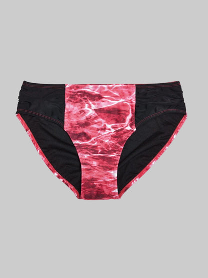 Women's Camo Bikini Bottom - Marlin Navy Hunting Swimwear - Wilderness Dreams - A-1 Thread Vault