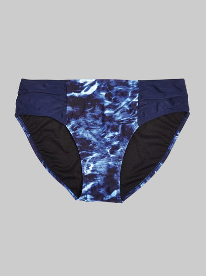 Women's Camo Bikini Bottom - Marlin Navy Hunting Swimwear - Wilderness Dreams - A-1 Thread Vault