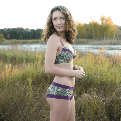 Women's Camo Hunting Boyshort Panty - Shape Shift Underwear - Wilderness Dreams - A-1 Thread Vault