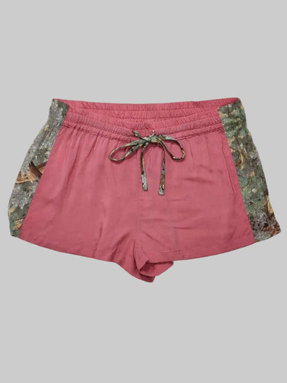 Women's Camo Sleep Shorts - King's Camo Hunting Loungewear - Wilderness Dreams - A-1 Thread Vault
