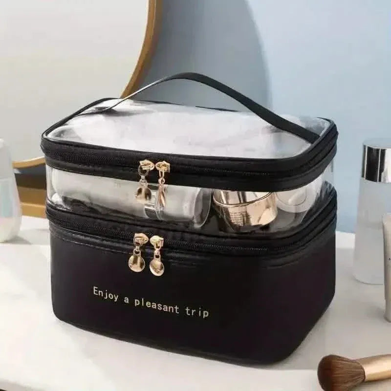 Women's Double Layer Makeup Bag - A-1 Thread Vault