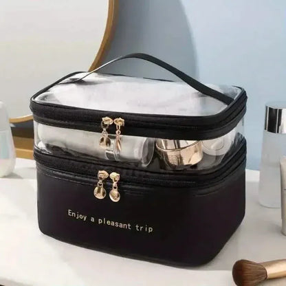 Women's Double Layer Makeup Bag - A-1 Thread Vault